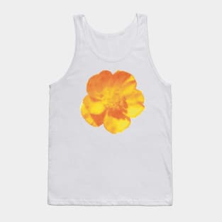 Golden Buttercup Flower Tank Top